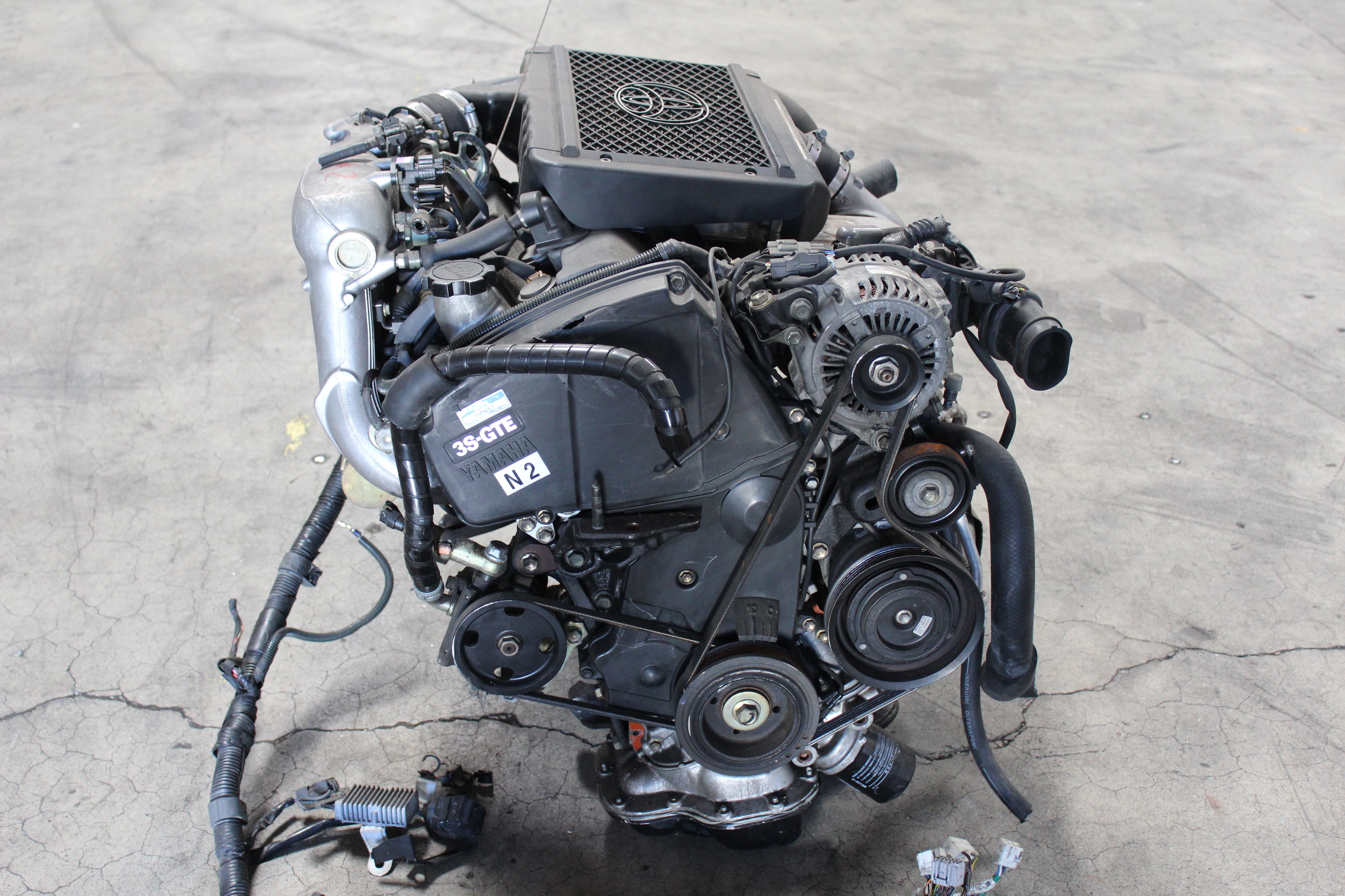 JDM 1997-2001 TOYOTA CALDINA MR2 3SGTE 4TH GEN ST215 2.0L TURBO ENGINE + WIRING