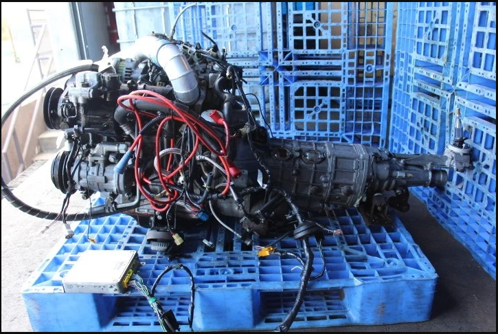 JDM MAZDA RX-7 FC TURBO II ENGINE-TRANSMISSION FULL SWAP 88-91 13BT