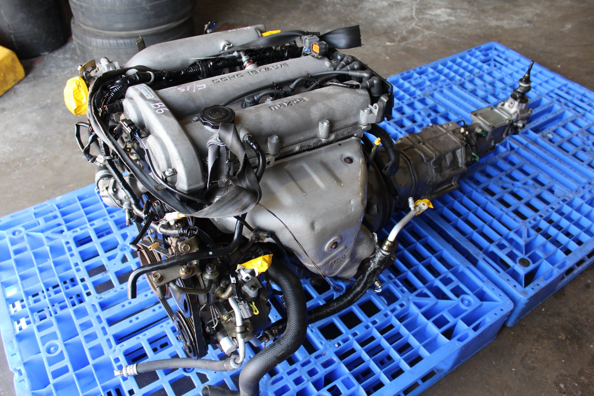 90-97 Mazda MX5 Engine W/ Manual 6-speed Trans. - B6