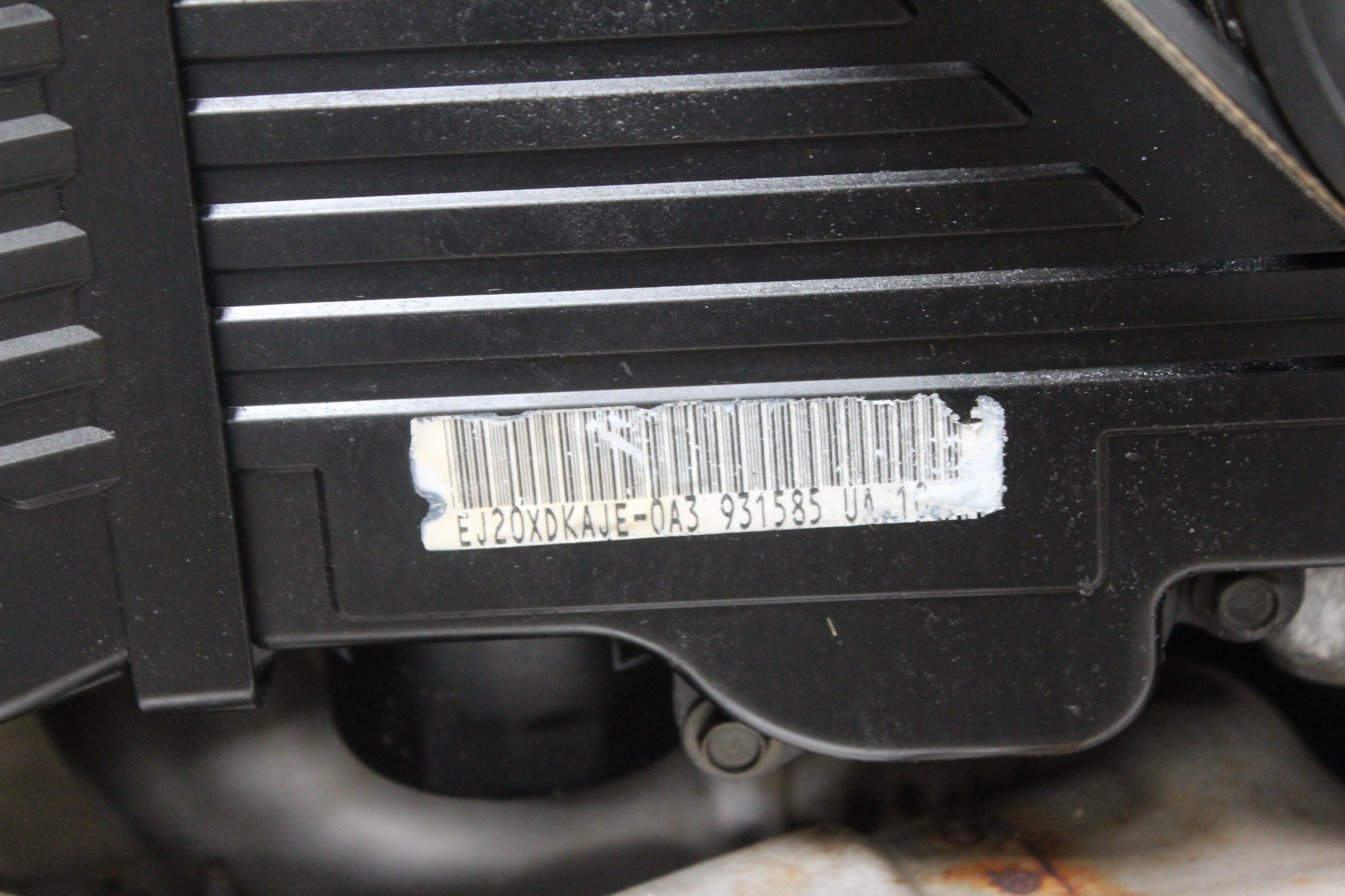 Subaru EJ20X (No Pump) Engine